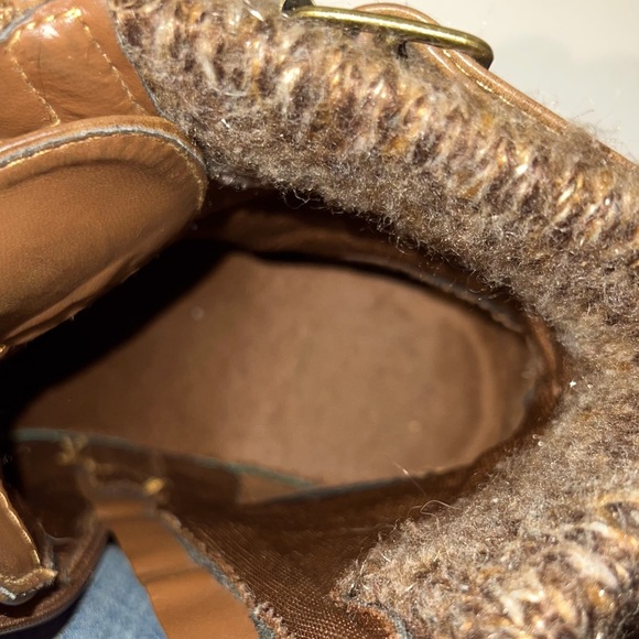 Kohls Brand Booties Sz 10 Med Double Zippers Inside Working Zipper - Picture 7 of 8